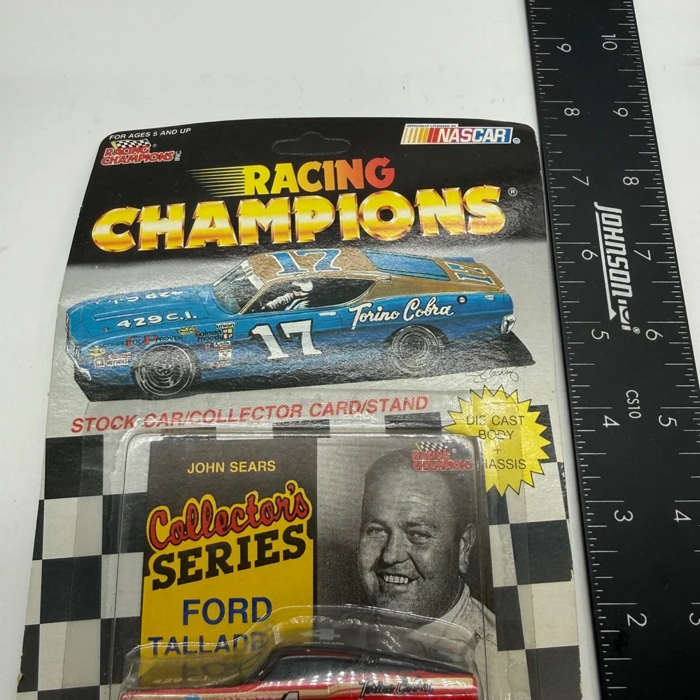 Racing Champions packaging shows